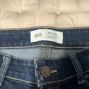 BKE Payton Straight-Leg Jeans in Dark Blue Wash
